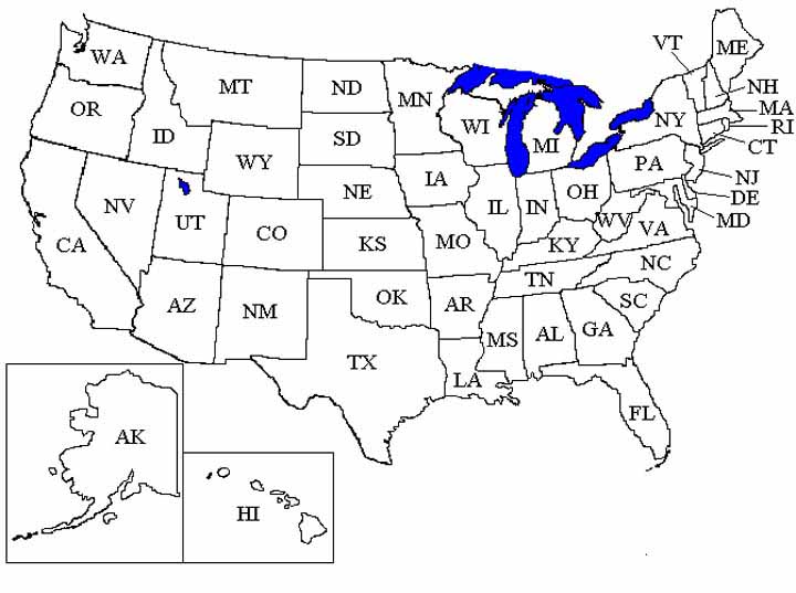 united states map coloring pages - photo #18